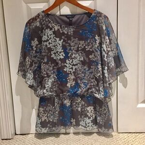 Banana Republic Floral Peplum Top